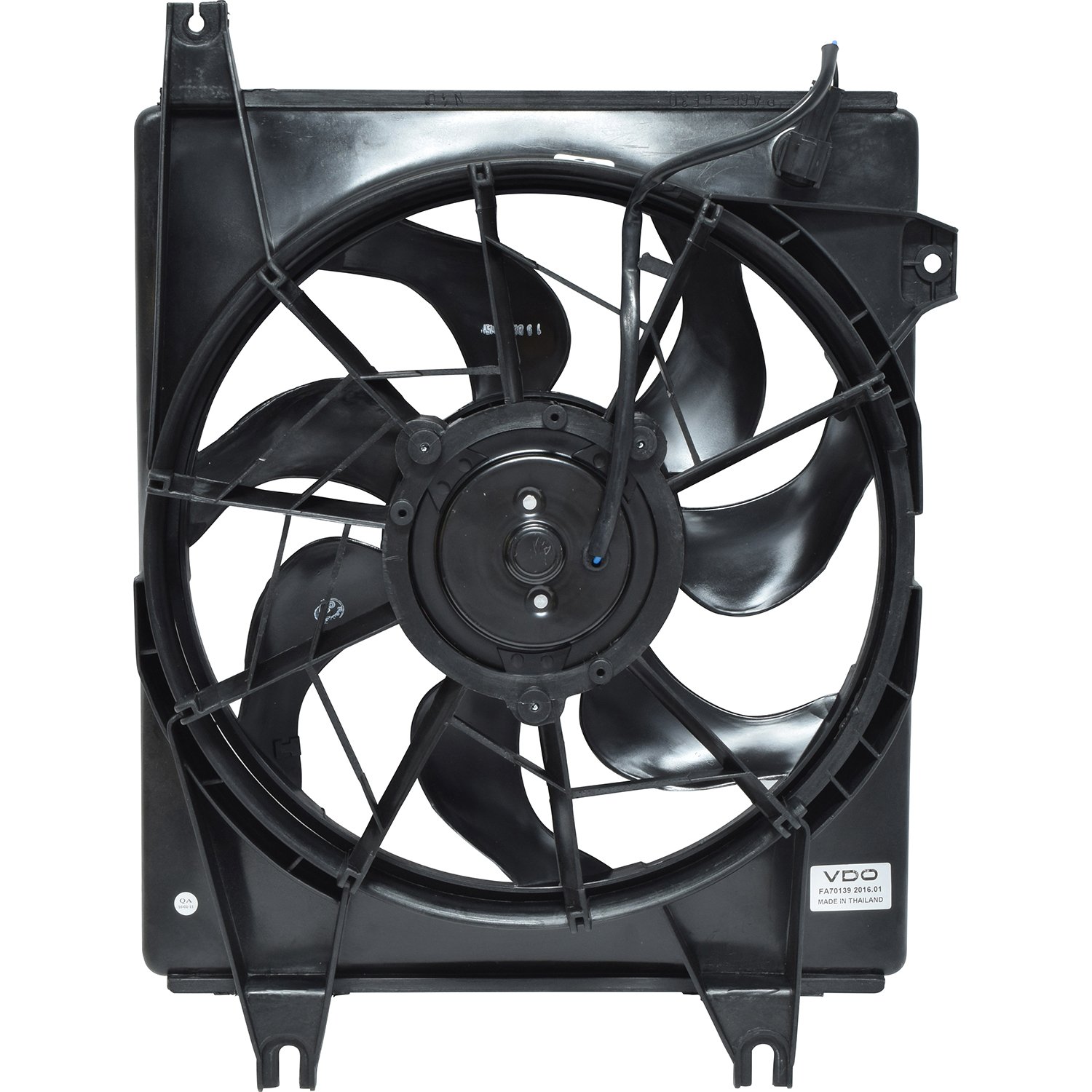 UAC FA 50104C Engine Cooling Fan Assembly Replacement for Chevy/GMC Trucks & SUVs - High Performance Cooling System Part for Overheating Prevention