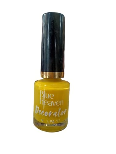 Priya Variety Stores Yellow Nail Polish - Long Lasting & Vibrant Color (U-6) - Perfect for Manicures, Pedicures & Nail Art Designs