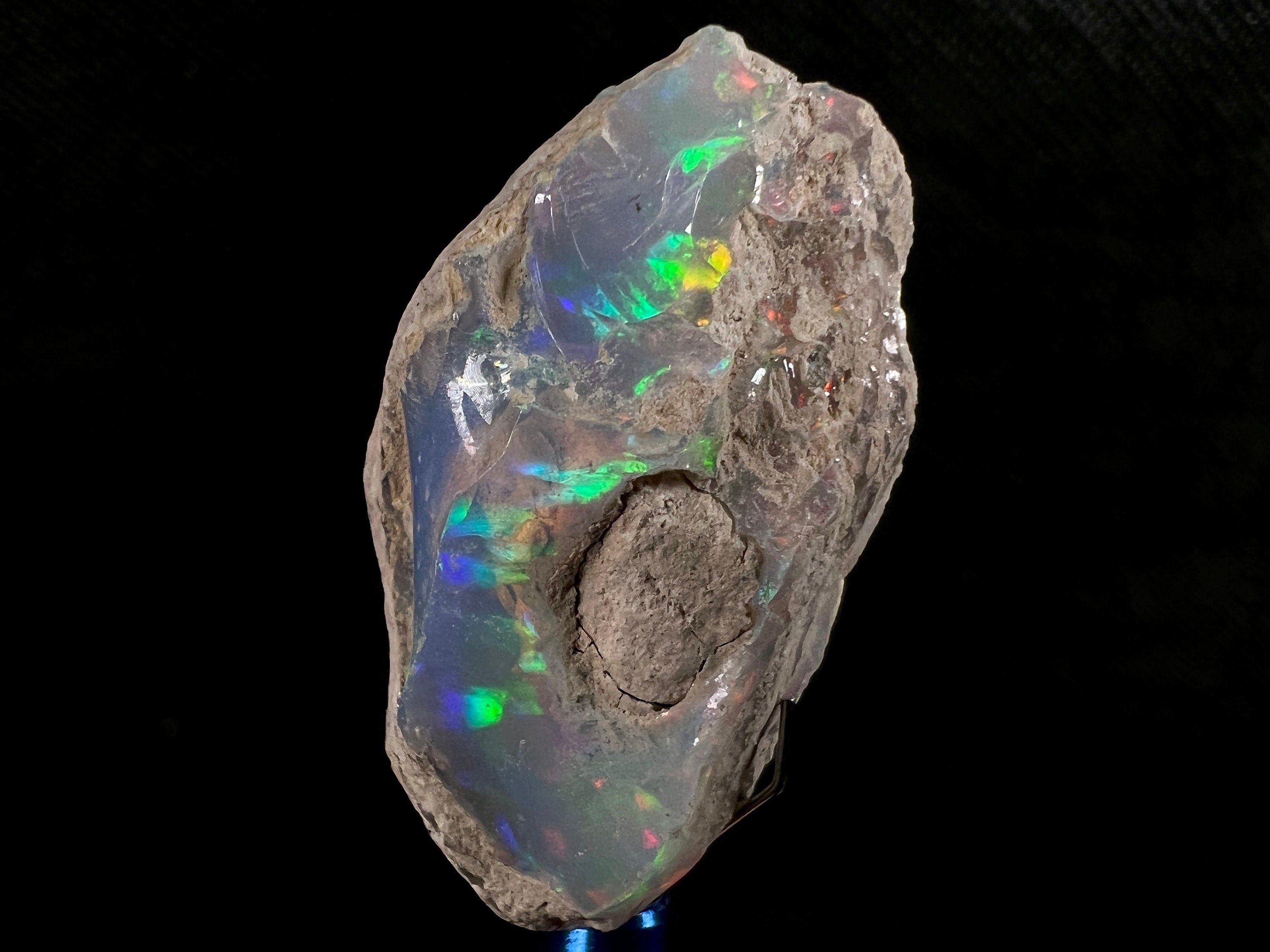 Premium 4A+ Welo Opal Raw Crystal - Natural Cutting Grade Opal, October Birthstone (50730) for Jewelry Making, Healing Crystals & Collectibles