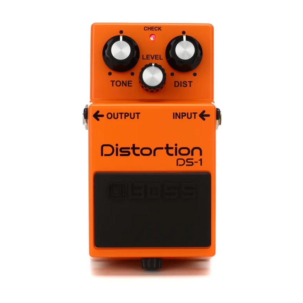 Boss DS-1 Distortion Pedal for Electric Guitar - High-Quality Guitar Effects Pedal for Rock, Metal, and Blues - Perfect for Stage Performances and Studio Recordings