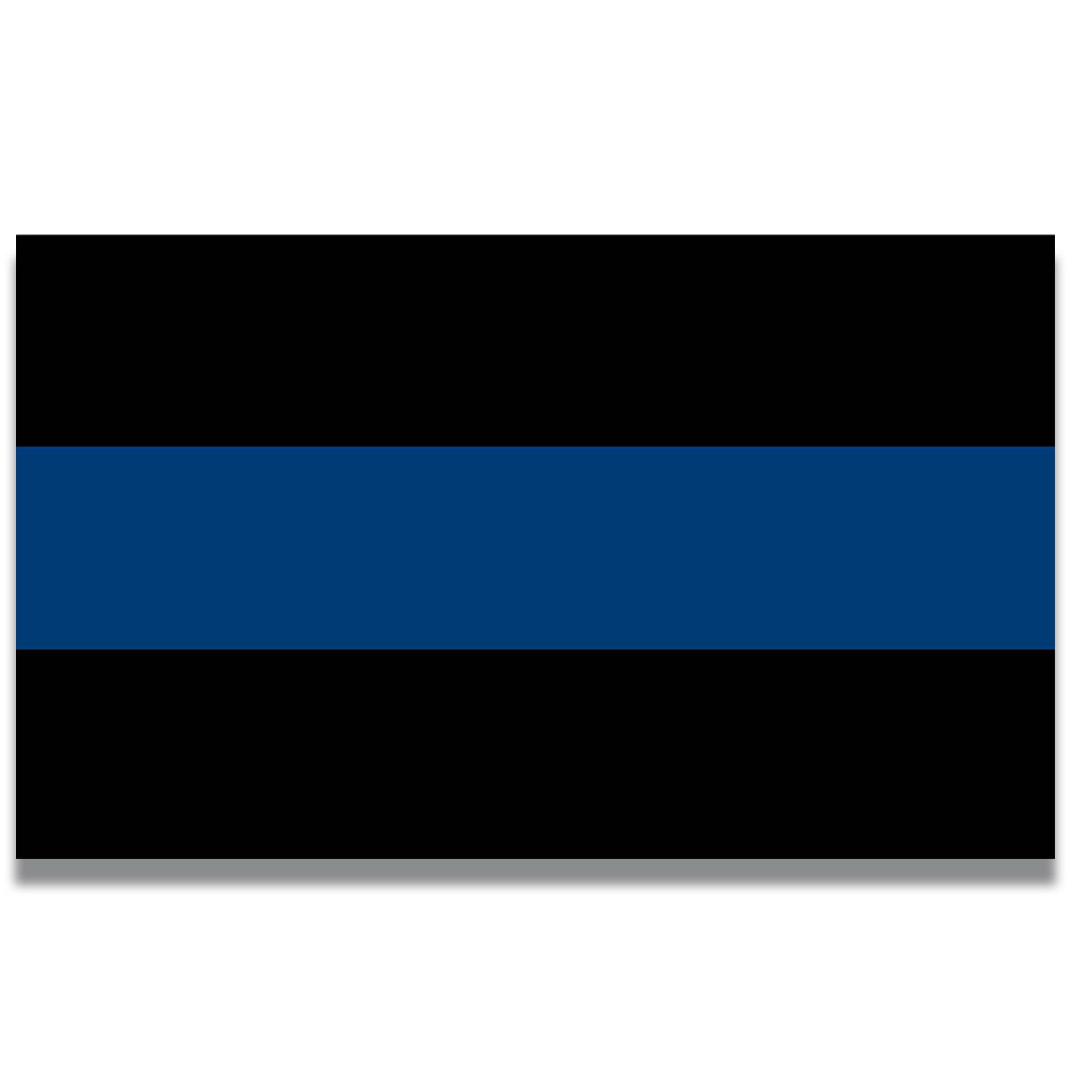 Thin Blue Line American Flag Magnet Decal - 5x8 Inches Heavy Duty Car Magnet for Trucks & SUVs - Show Support for Police & Law Enforcement - Perfect for Vehicles, Metal Surfaces & Patriotic Displays