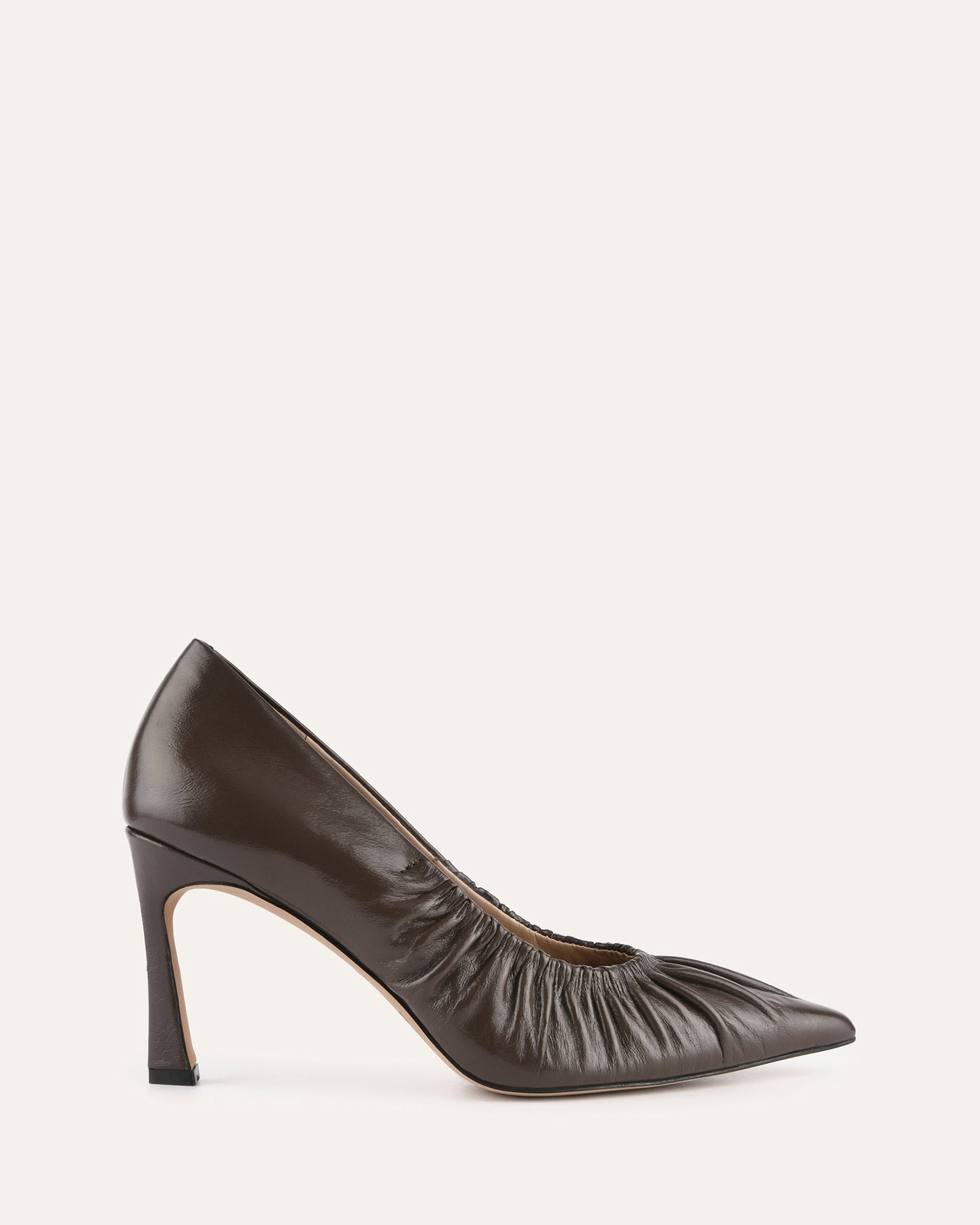 Sinclair Dark Rye Leather High Heels for Women - Elegant Dress Shoes for Office, Party & Special Occasions
