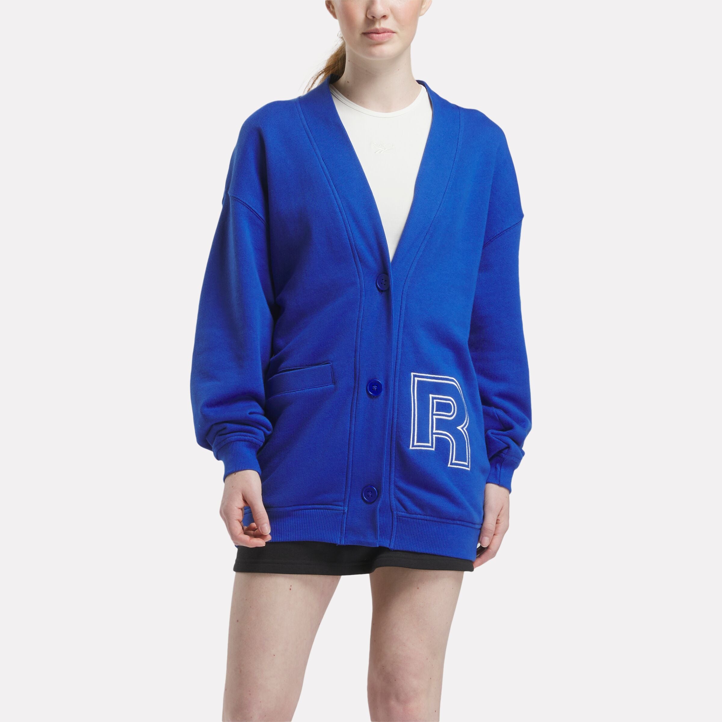 Team Cardigan Sweater - Boundless Blue Color | Cozy & Stylish Knitwear for Women | Perfect for Office, Casual Outfits & Fall Layering