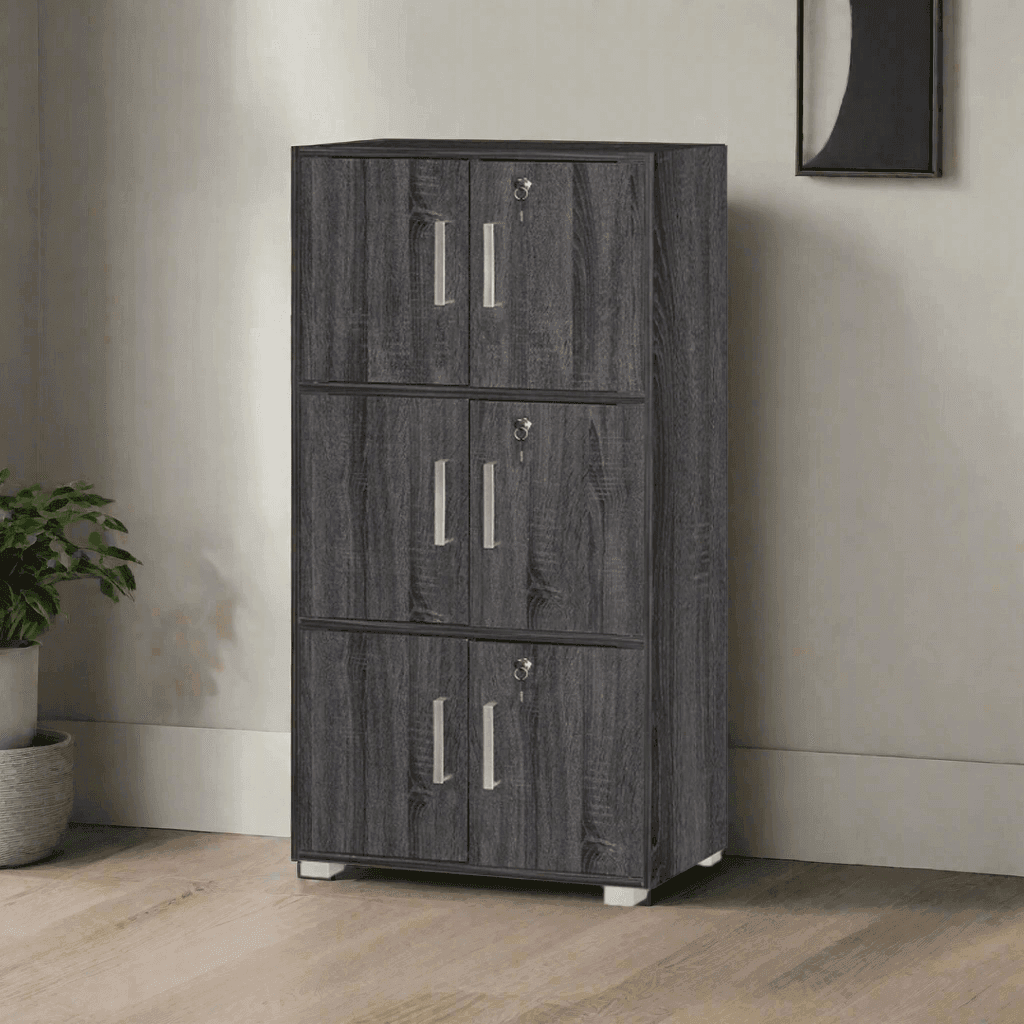 Koen II 3-Tier Storage Cabinet - Organizer for Home, Office, Closet & Bathroom - Space Saving Shelf Unit for Books, Toys, Clothes & More
