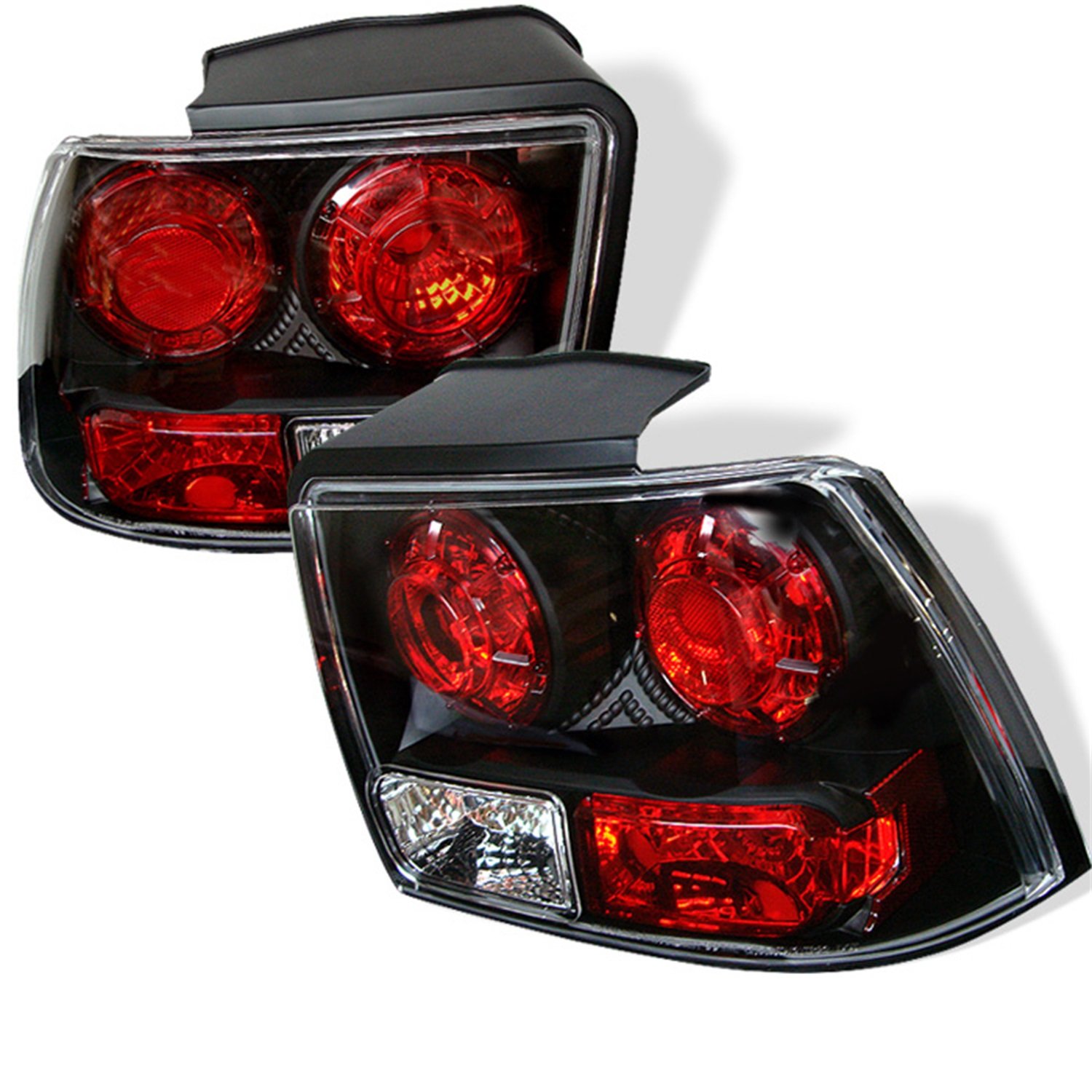 Spyder Ford Mustang 99-04 Altezza Tail Lights - Black | LED Rear Lights for Mustang GT & V6 | Upgrade Your Car's Style & Visibility