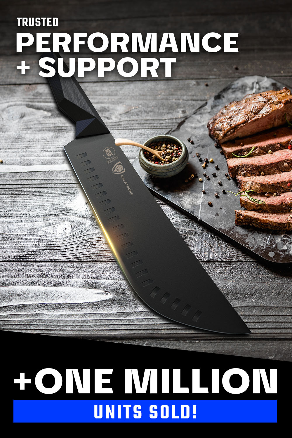Premium Bull Nose Butcher Knife 10