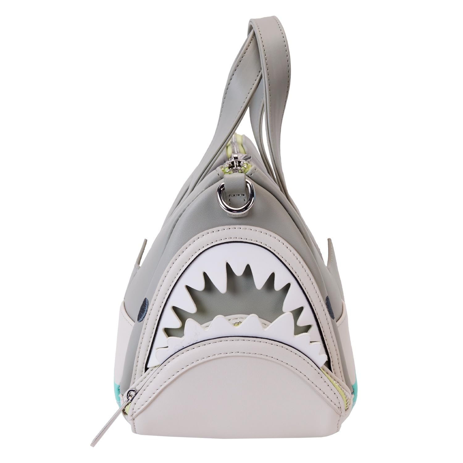 Loungefly Jaws Themed Crossbody Bag with Detachable Coin Purse - Perfect for Movie Fans, Theme Parks, and Everyday Use