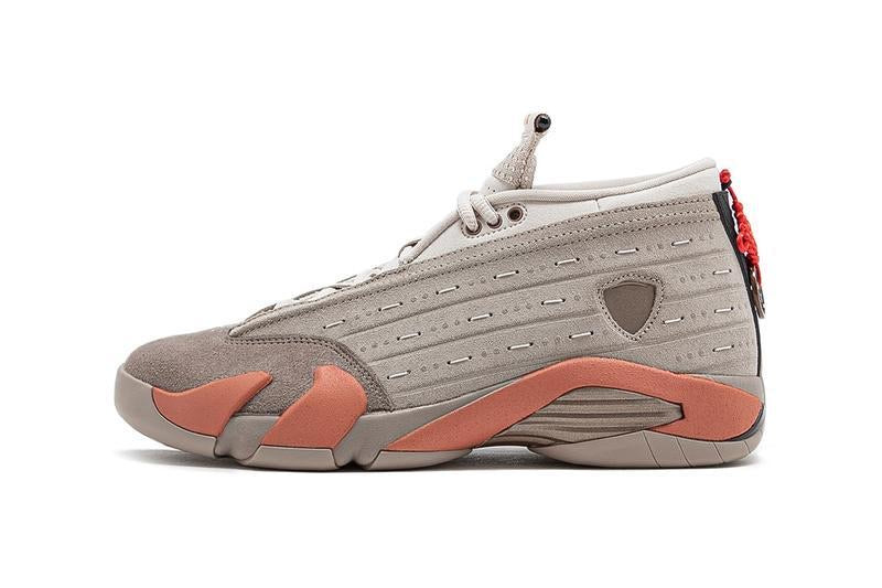 Nike x Clot Air Jordan 14 Low 'Terracotta' Sneakers DC9857-200 - Stylish Basketball Shoes for Men, Streetwear Fashion & Casual Wear