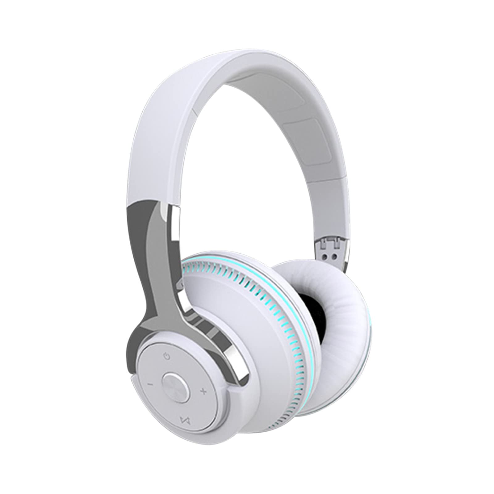 H2 Wireless Bluetooth Headphones with Subwoofer & LED Lights - Stereo Sound for Gaming, Music & Movies - Perfect for PC, Mobile & Home Theater Use