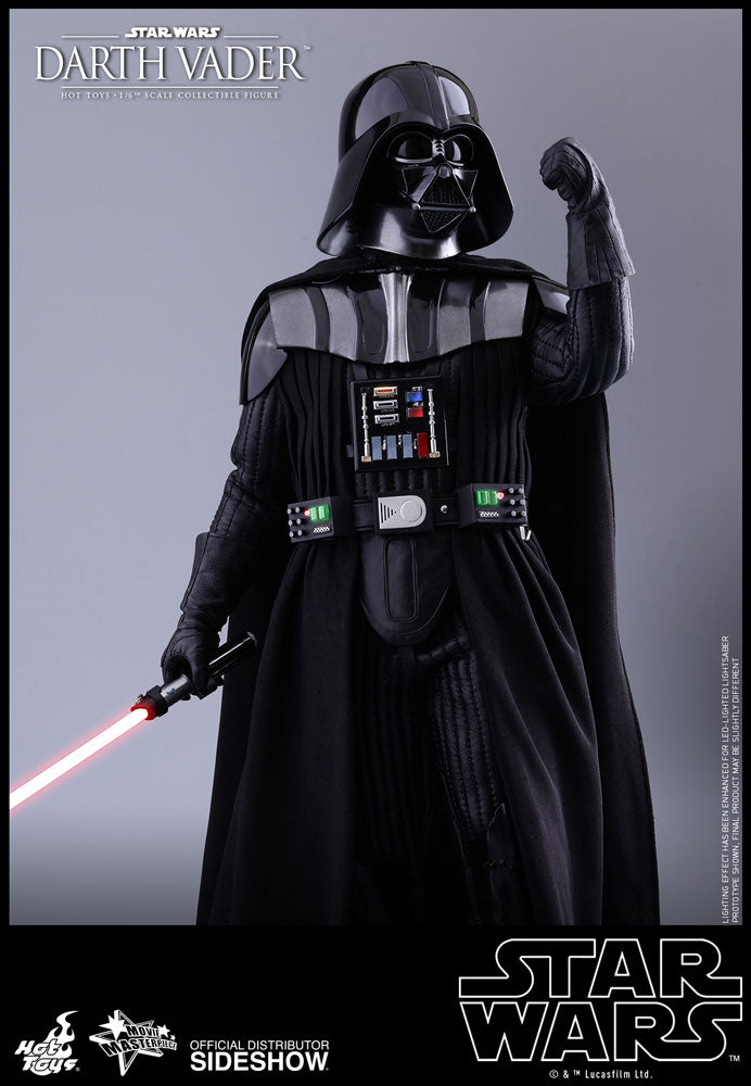 Hot Toys Star Wars Episode V The Empire Strikes Back Darth Vader 1/6 Scale Collectible Action Figure - Perfect for Display, Gift Giving & Star Wars Fans Collection