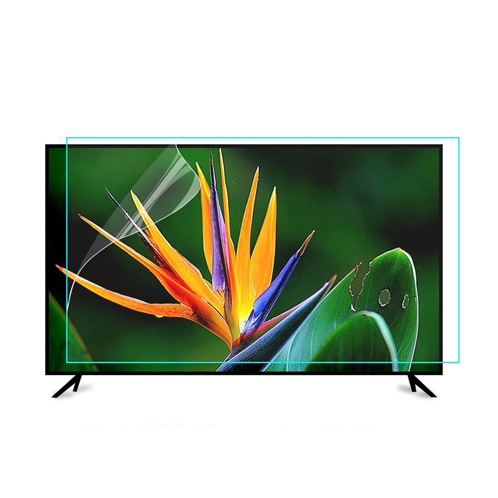 46 Inch HD Clear TV Screen Protector - Anti-Glare & Easy Installation for Monitors (1017X570mm) | Reduces Eye Strain & Enhances Viewing Experience for Home Theater & Office Use