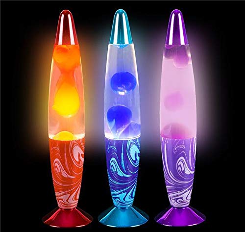 13-Inch Swirl Wax Motion Lava Lamp - Set of 6 for Home Decor, Office Relaxation & Gift Giving | DollarItemDirect