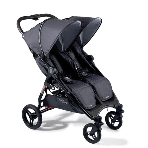 Valco Slim Twin Double Stroller - Lightweight Compact Side by Side Baby Stroller for Toddlers | Perfect for Jogging, Shopping & Travel
