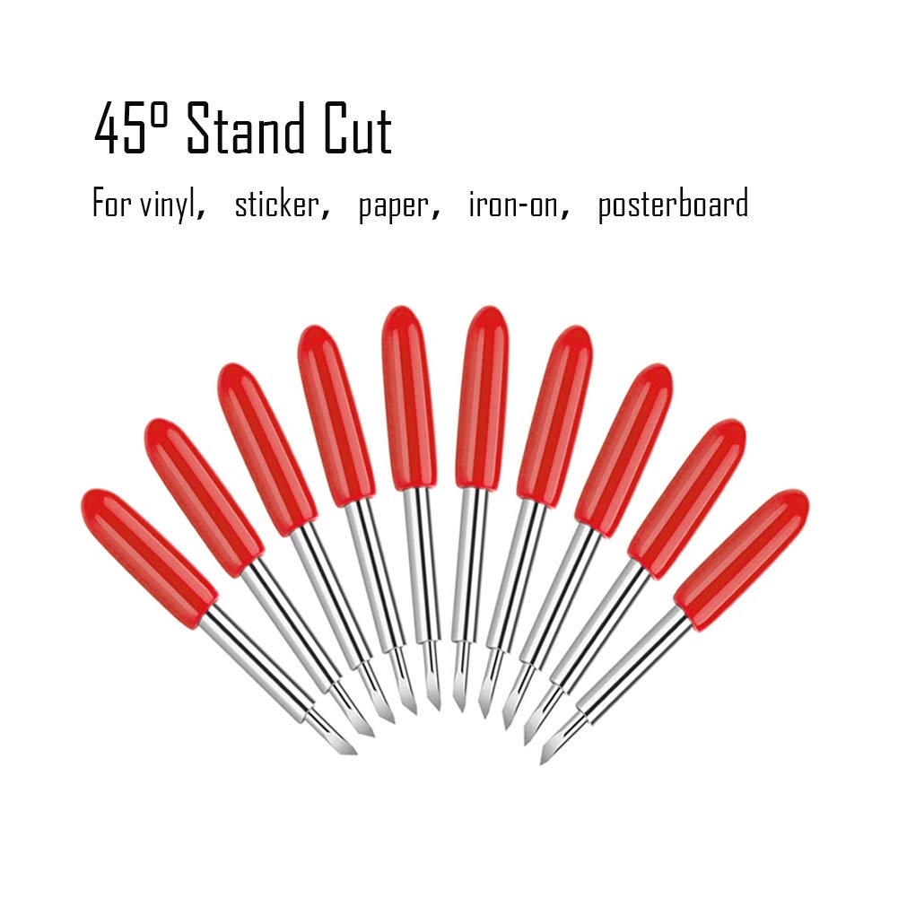 30 Pcs 45 Degree Standard Cutting Blades - Replacement Blades for Cricut Explore Air 2/Air 3/Maker/Maker 3/Expression - Vinyl Fabric Cutting Knife Blades - Perfect for DIY Crafts, Scrapbooking & Home Decor Projects
