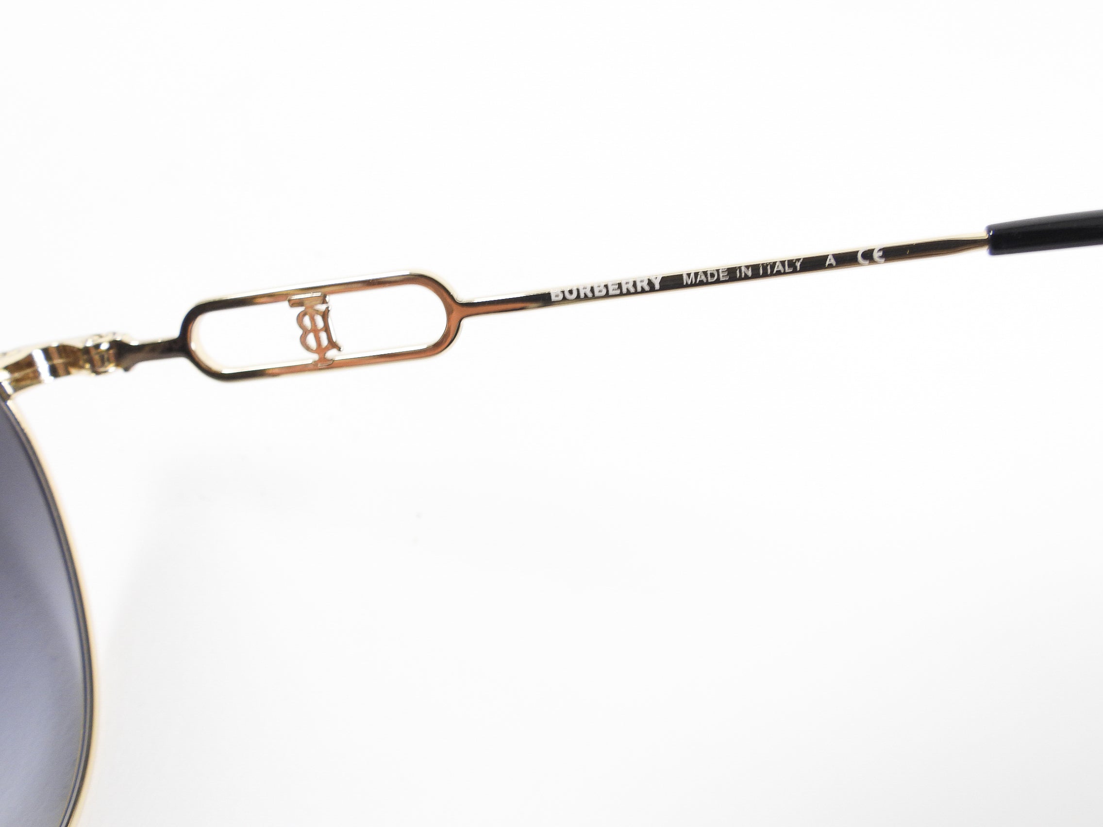 Burberry Gold Framed Aviator Sunglasses for Women & Men - Luxury Polarized UV Protection - Perfect for Driving, Travel & Outdoor Activities