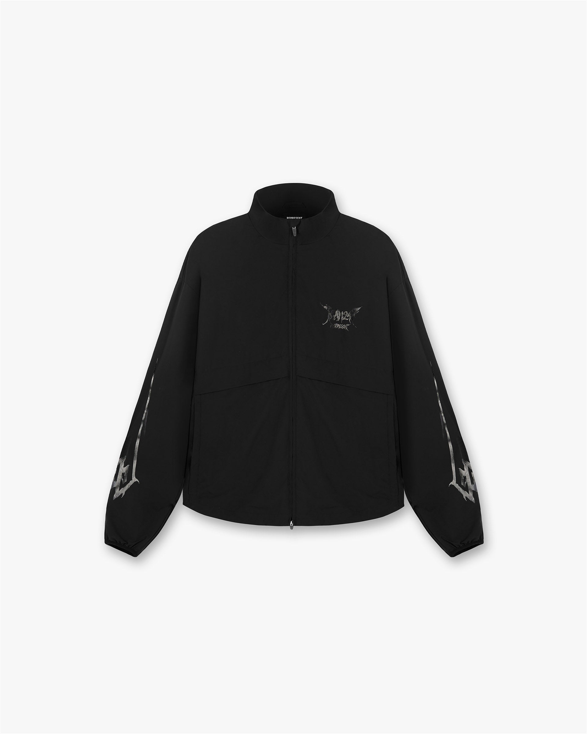 Team 247 X END Track Jacket - Jet Black | Men's Lightweight Running & Training Jacket | Perfect for Gym, Jogging & Outdoor Sports