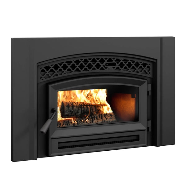 Enerzone Destination 1.9 Wood Burning Stove Insert - High Efficiency Fireplace Insert for Home Heating - Perfect for Living Rooms, Cabins & Winter Warmth