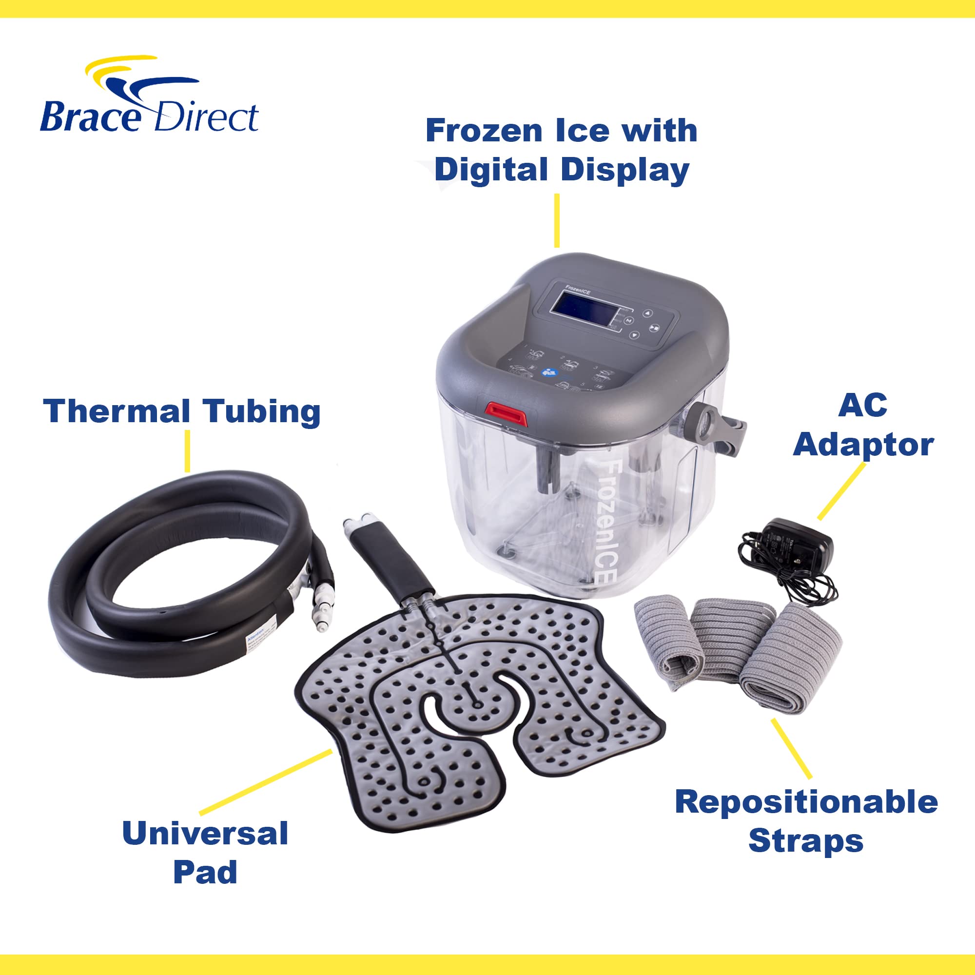 Frozen Ice Circulation Therapy Machine for Shoulder, Knee, Ankle & Back Pain Relief - Post Surgery Recovery, Cryotherapy for Joint Pain, Sore Muscles & Inflammation - Ideal for Athletes, Post-Workout Recovery & Tendonitis Treatment