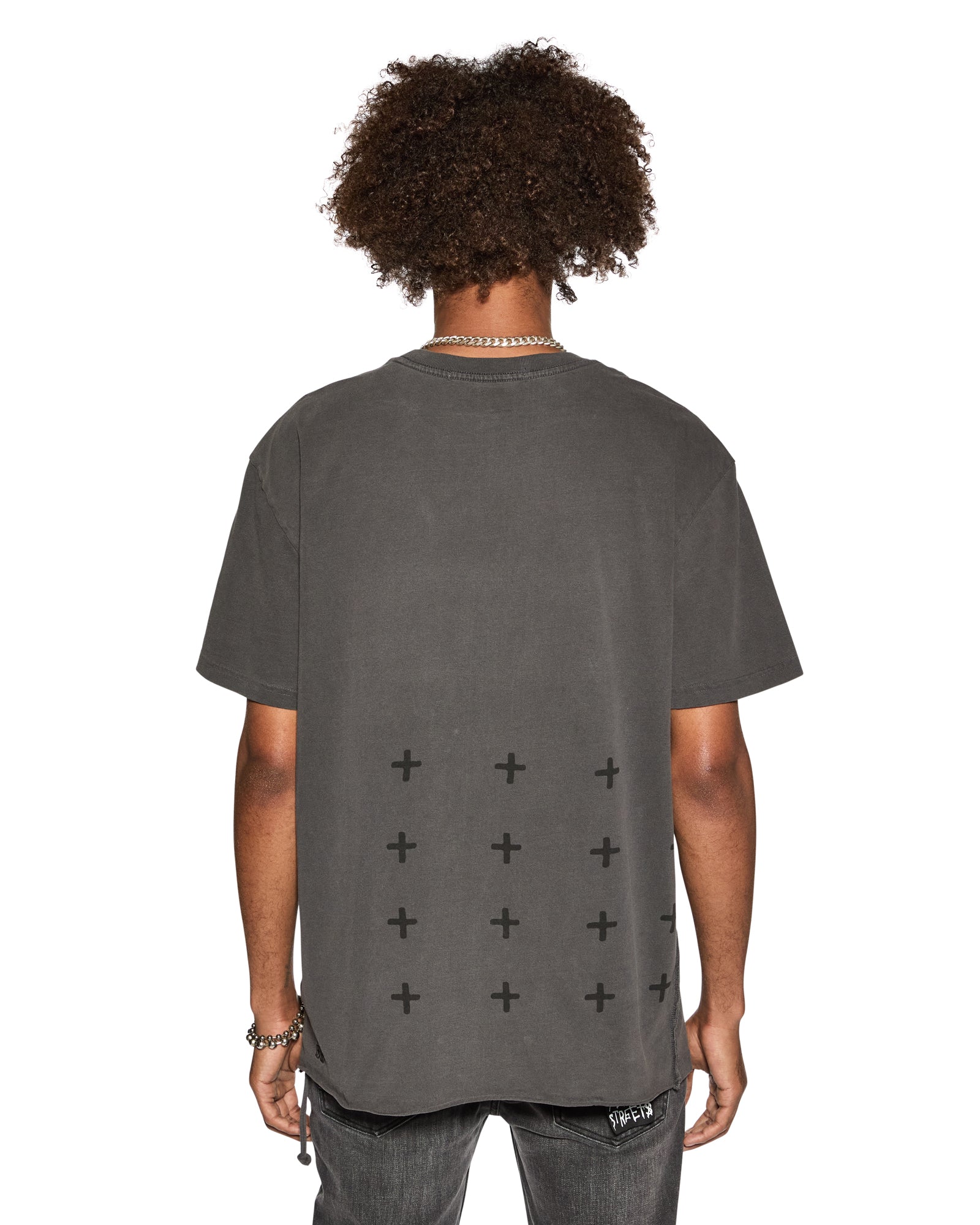 VANDALS BIGGIE SS TEE FADED BLACK - Vintage Style Short Sleeve Graphic T-Shirt for Men - Perfect for Casual Wear, Street Fashion & Music Lovers