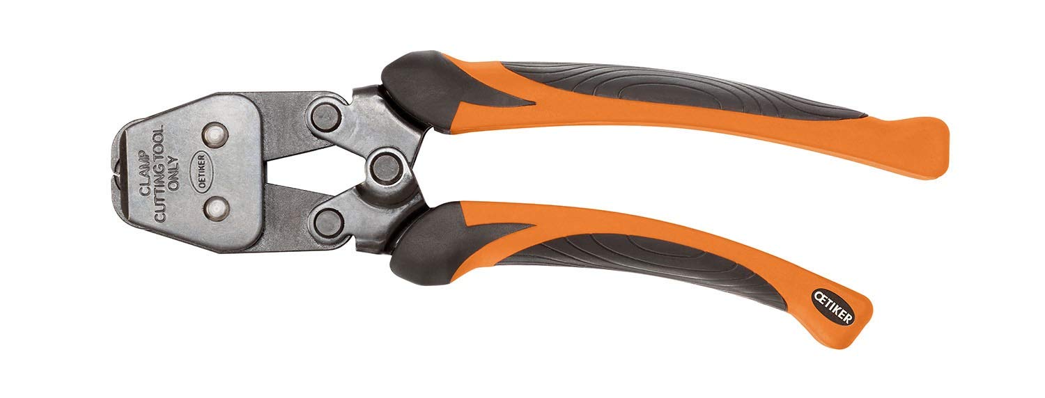 Oetiker 14100503 Hand Clamp Cutter with Curved Handles - Professional Hose Clamp Tool for Automotive, Plumbing & Industrial Applications
