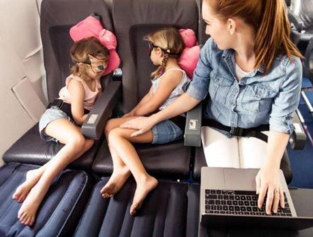 Plane Pal Travel Pillow for Kids - Comfortable & Portable Airplane Neck Pillow for Children - Perfect for Long Flights, Road Trips & Nap Time