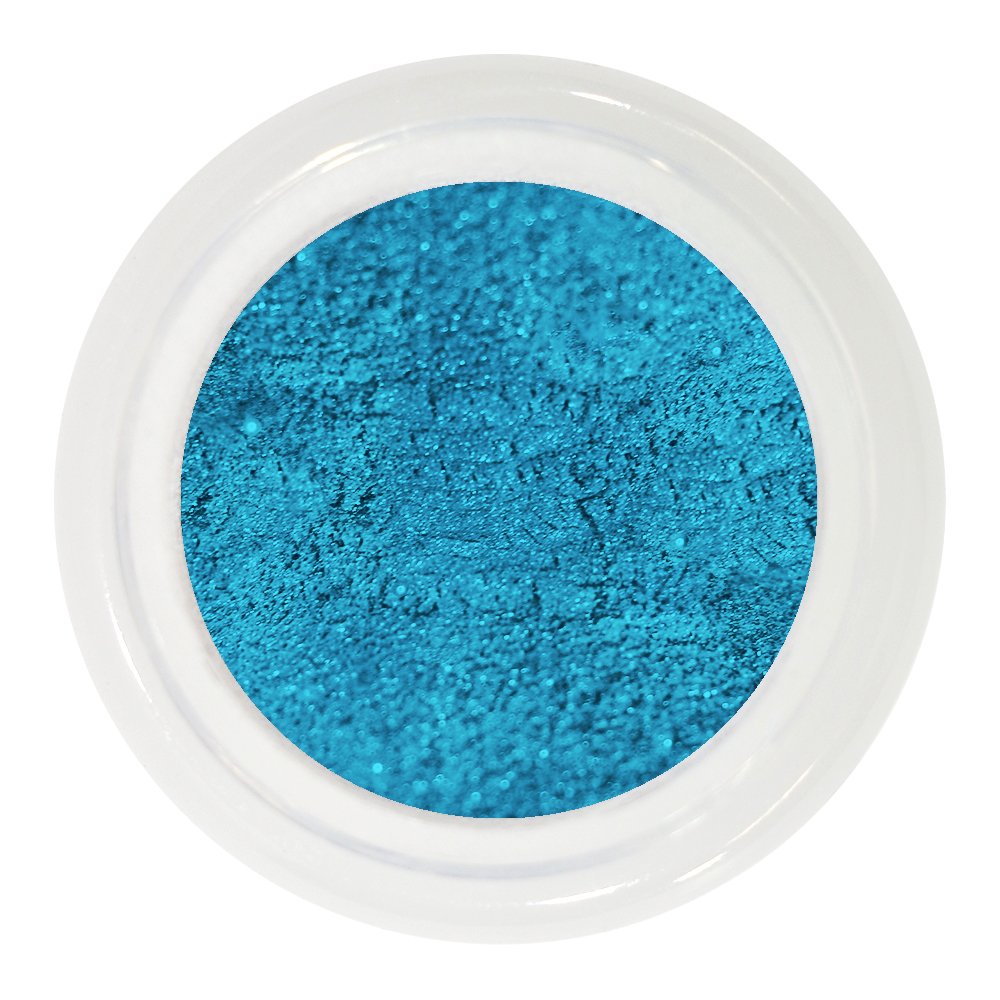 Pearl Blue Edible Luster Dust - 10g Food Grade Pearlescent Powder for Cake Decorating, Chocolate, Candy, Cookies | Vegan & FDA Approved Baking Supplies | Perfect for Wedding Cakes, Cupcakes, DIY Desserts | Made in USA