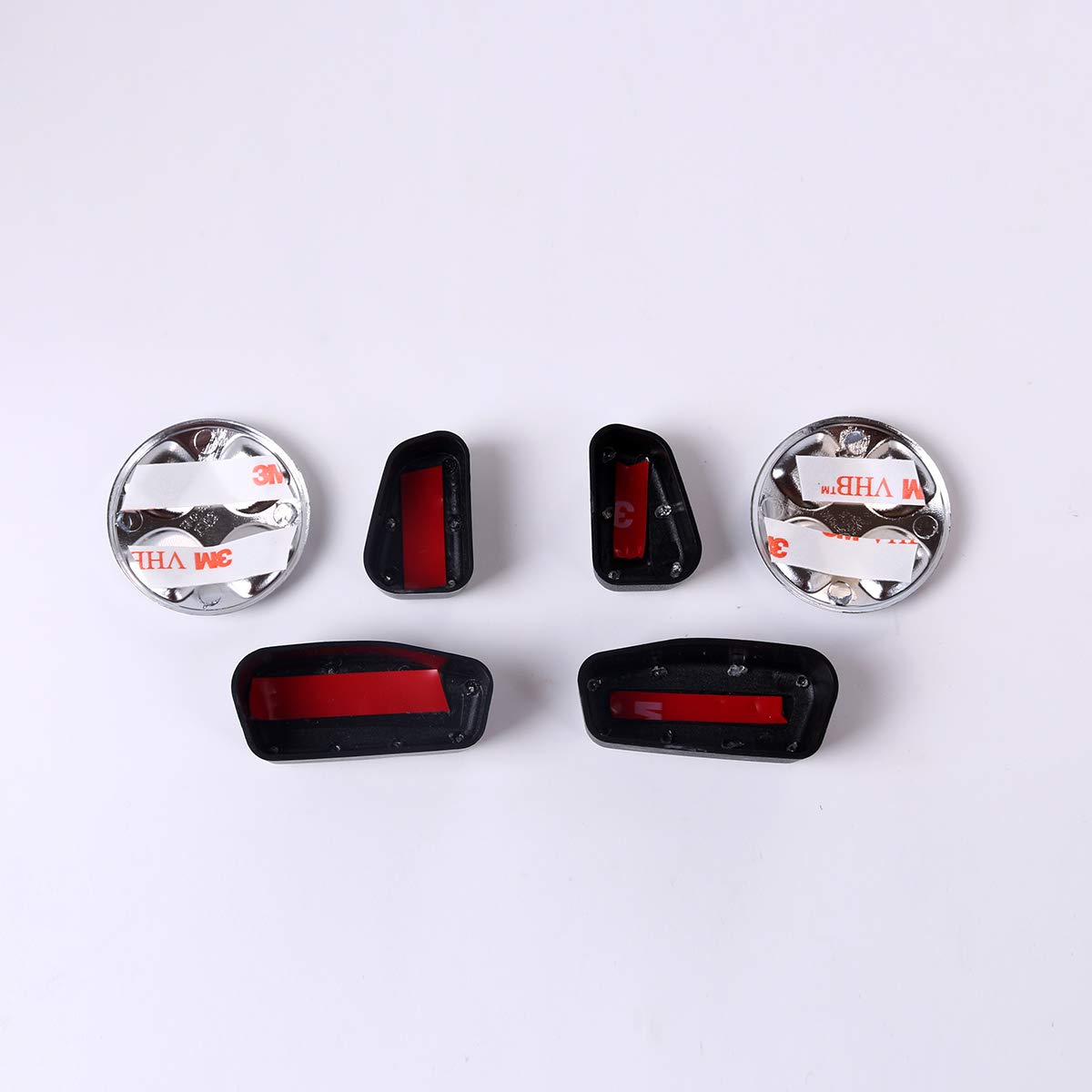 ABS Chrome Car Seat Adjustment Button Cover Trim for Alfa Romeo Giulia & Stelvio (2017-2020) - Interior Upgrade & Protection for Luxury Car Accessories