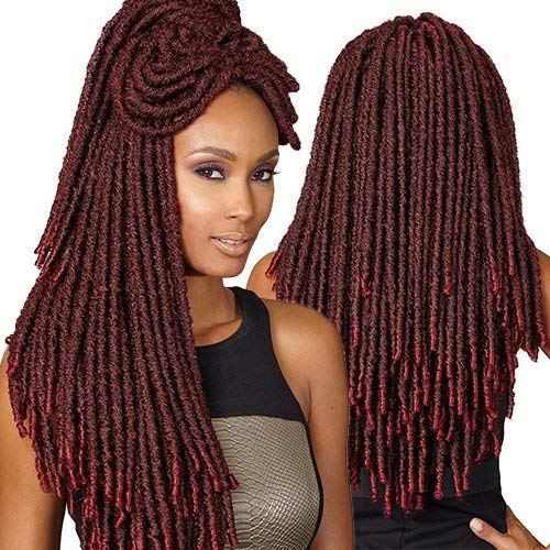 Bobbi Boss Synthetic Crochet Braids - 6-Pack Faux Locs Senegal Bomba Dreadlocks (27