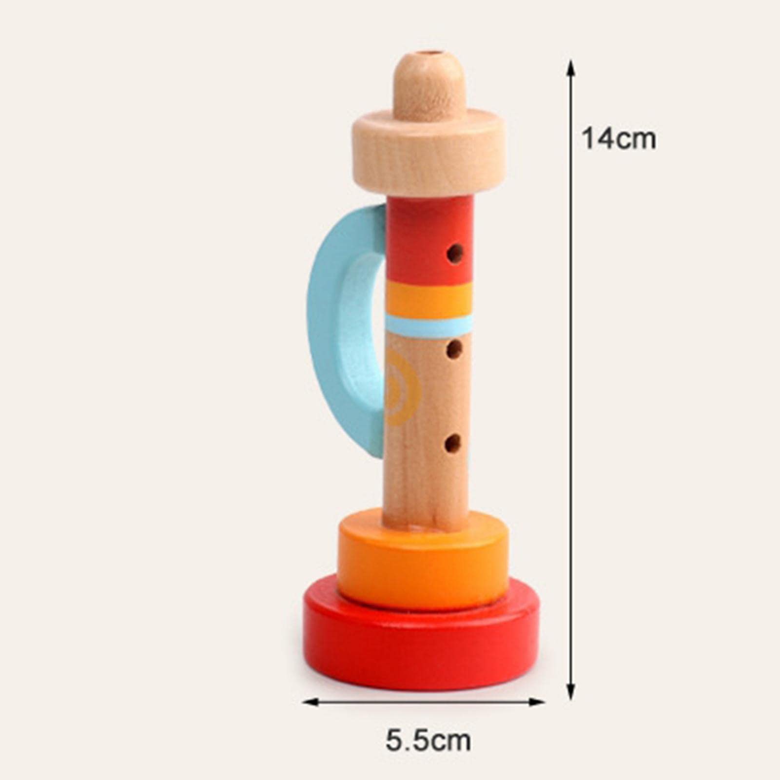 Wooden Trumpet Toy for Kids - Musical Instrument for Pretend Play & Early Learning - Perfect for Birthday Gifts, Classroom Activities & Music Exploration