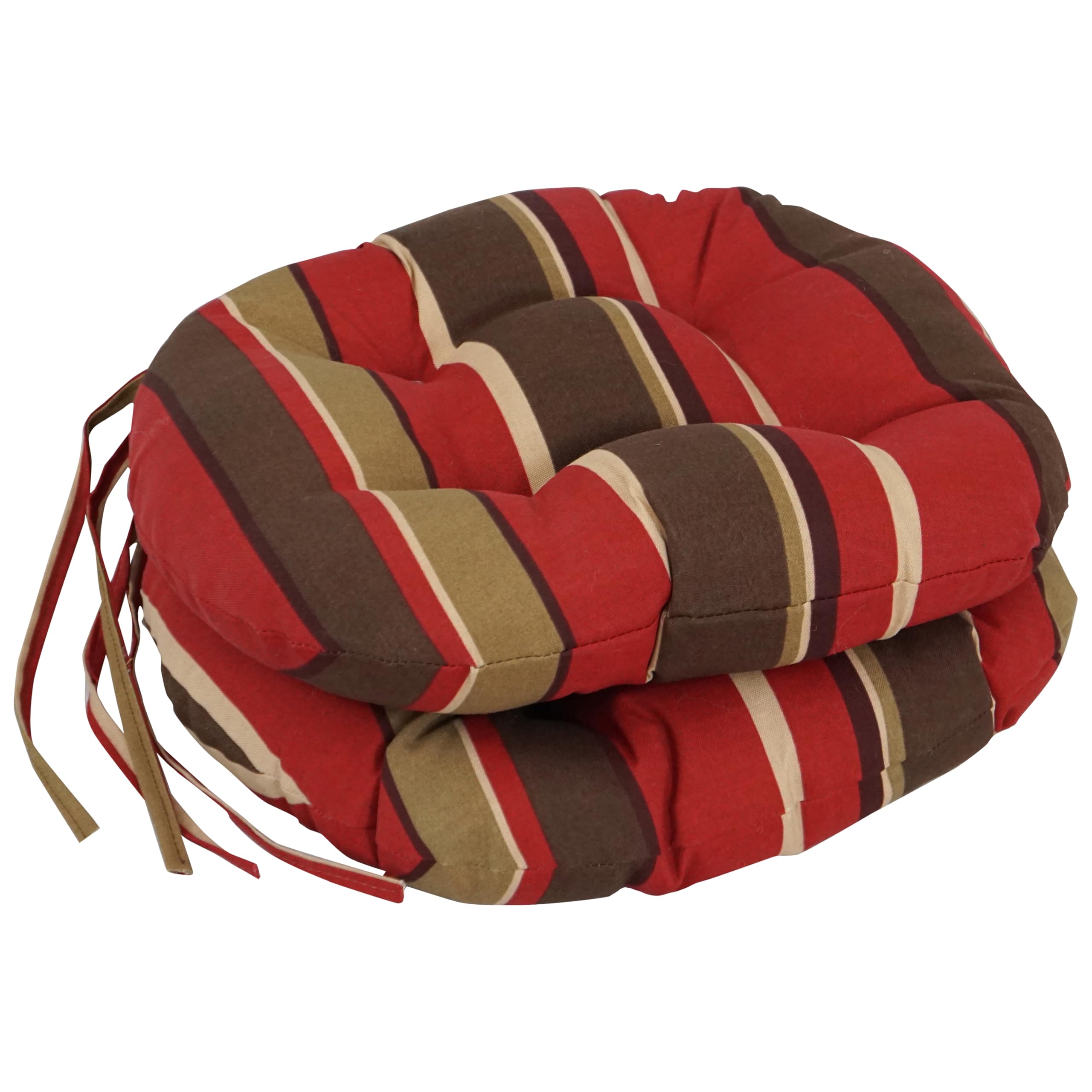 Blazing Needles 16-inch Round Outdoor Chair Cushion Set of 2 - 16