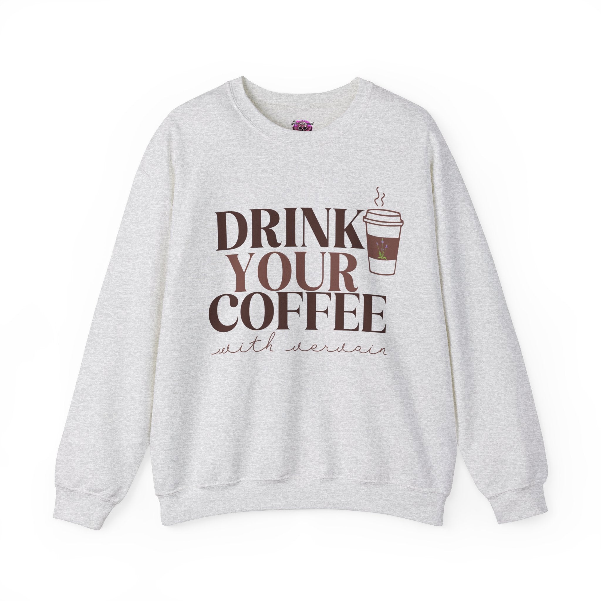 Vervain Crewneck Sweatshirt - Stylish & Comfortable Coffee Lover's Pullover for Casual Wear & Coffee Dates