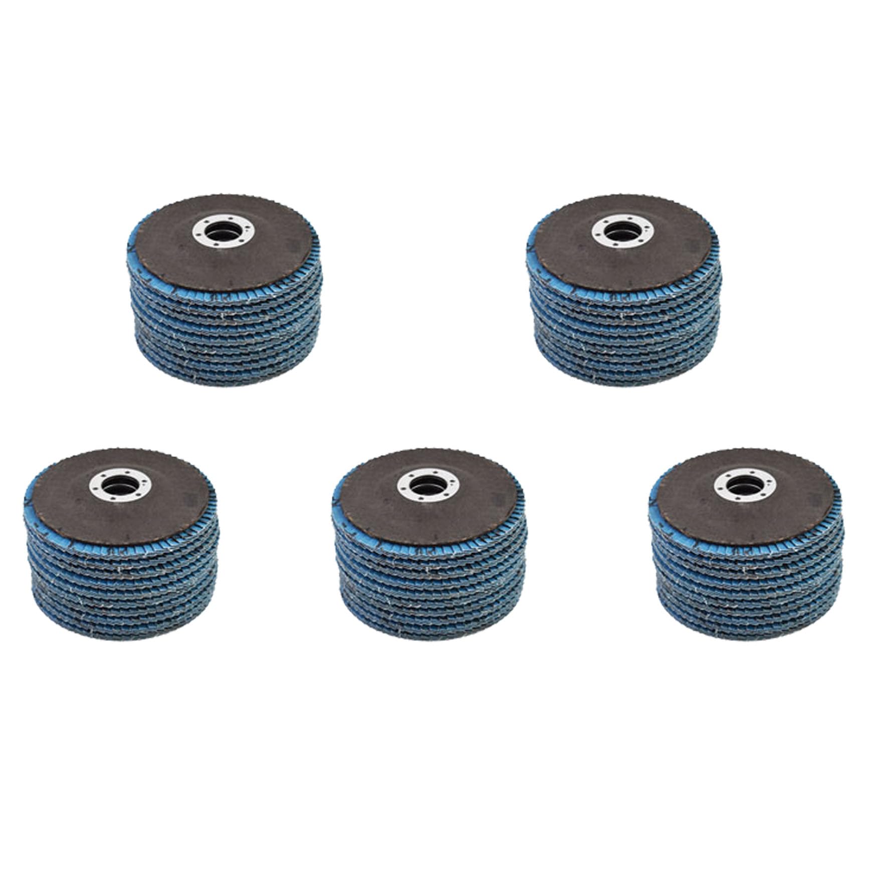 4-1/2 x 7/8 Inch Zirconia Flap Discs 40 Grits - 50 Pcs Angle Grinder Abrasive Sanding Wheels for Metal, Wood & Stone Grinding, Polishing & Surface Preparation