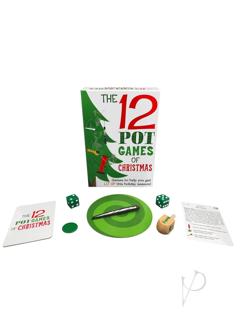 12 Pot Games of Christmas - Fun Holiday Party Games for Family & Friends - Perfect for Christmas Gatherings & Festive Celebrations