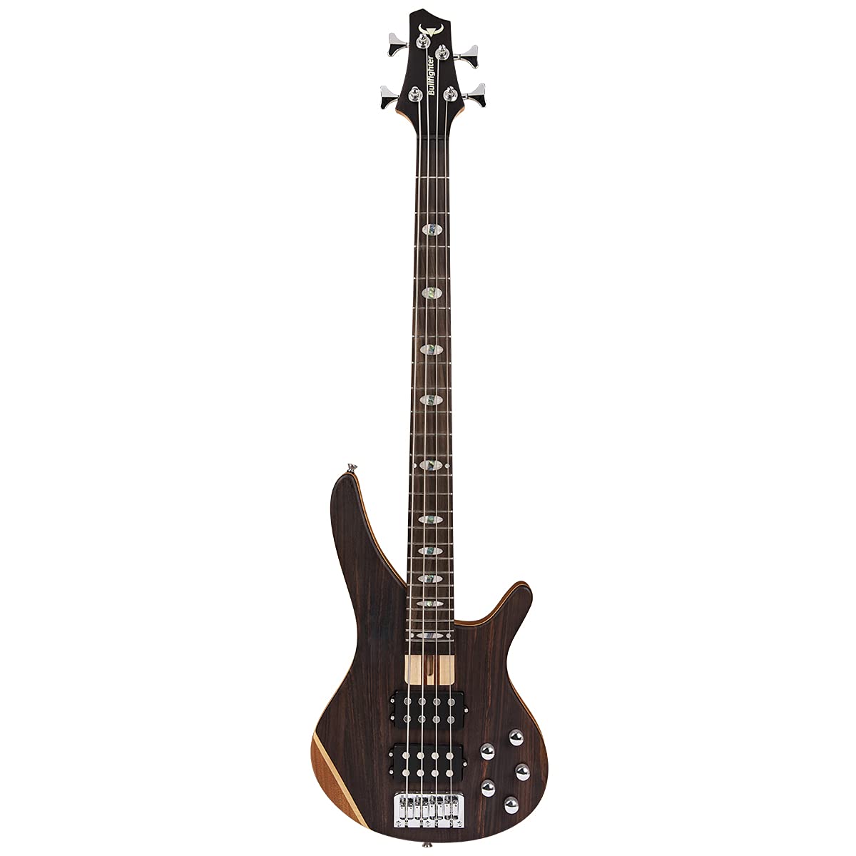 Electric Bass Guitar 4 Strings Full Size P Bass Beginner Kit Black - Complete Starter Package with Gig Bag, Strap & Cable - Perfect for Beginners, Practice, Live Performances & Studio Recording