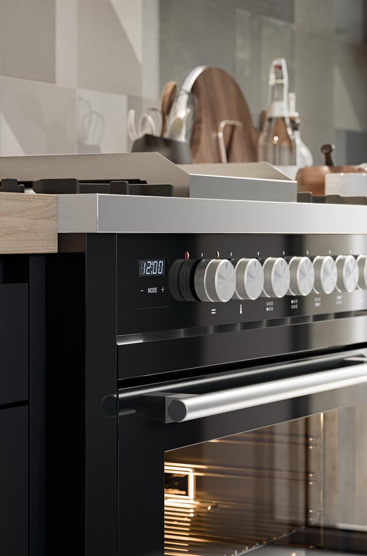 40 Inch Professional Plus II Dual Fuel Freestanding Range - Natural Gas & Propane Compatible, White with Trim (UPD40FWMPWH) - Perfect for Home Kitchens & Professional Cooking