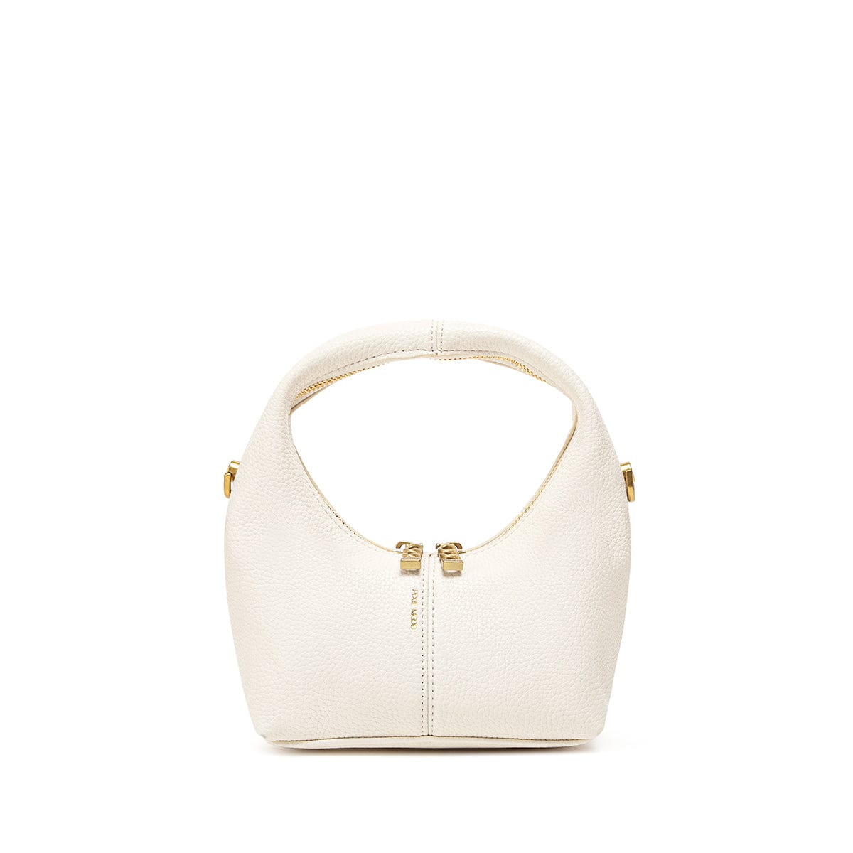 Vegan Leather Crossbody Bag for Women - Circle Design, Coconut Cream Color | Perfect for Casual Outings, Travel & Everyday Use