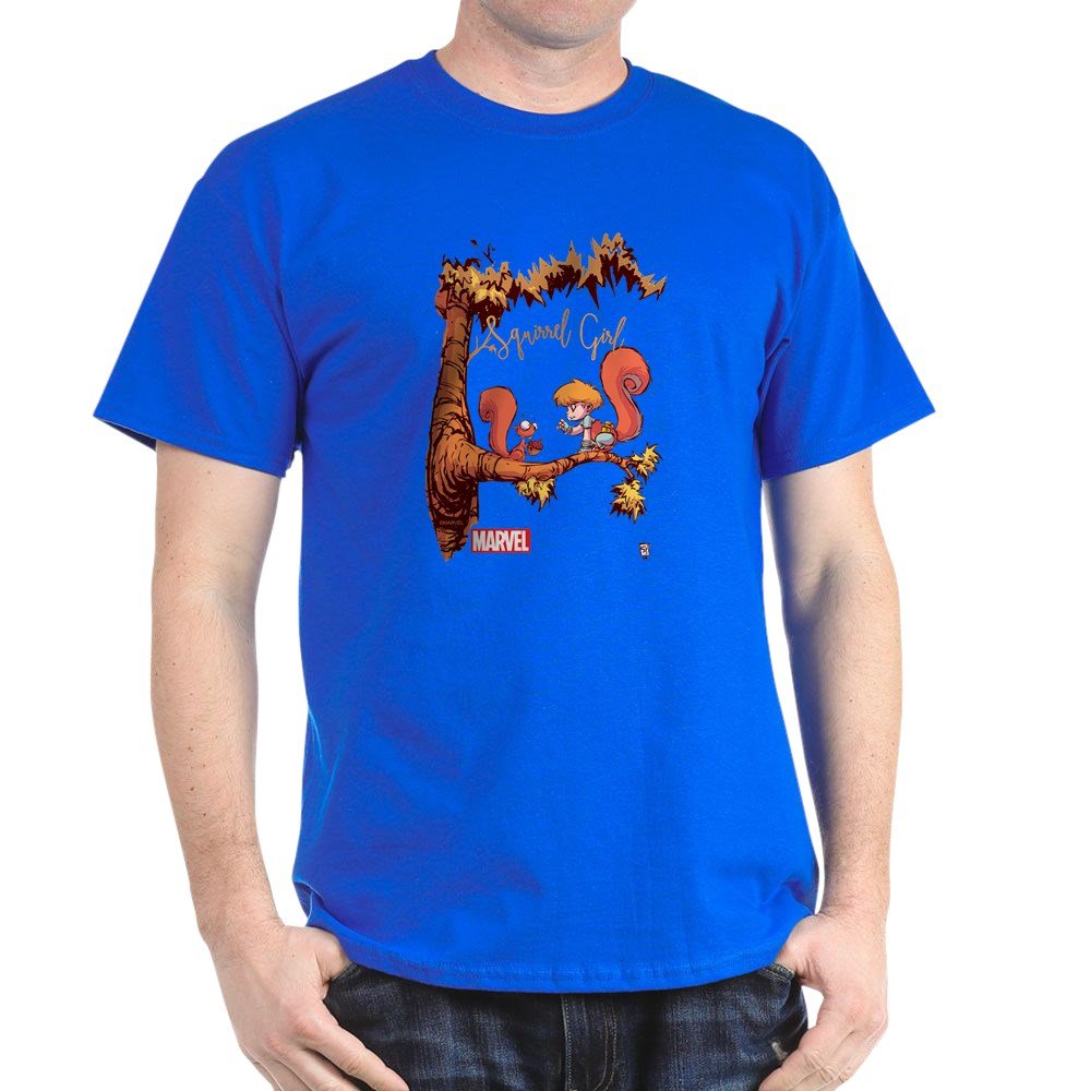 Squirrel Girl Graphic T-Shirt - Dark Branch Design | CafePress | Perfect for Comic Fans, Cosplay & Casual Wear