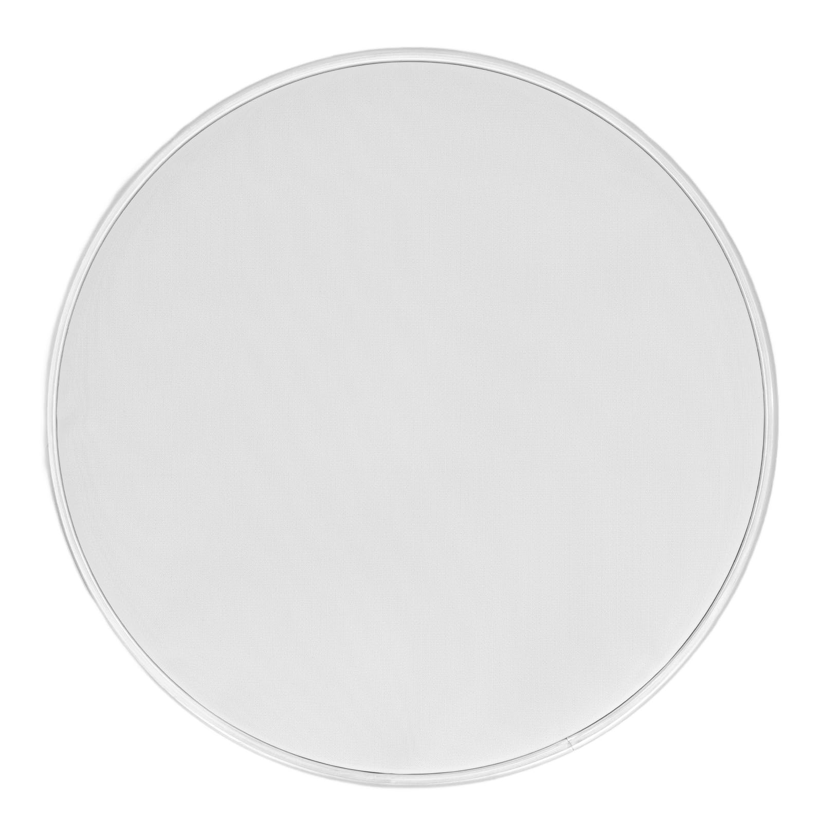 10 Inch White Reticulate Snare Drum Head - Durable Metal Polyester Film for Superior Sound Deadening | Perfect for Live Performances, Studio Recording & Drum Practice