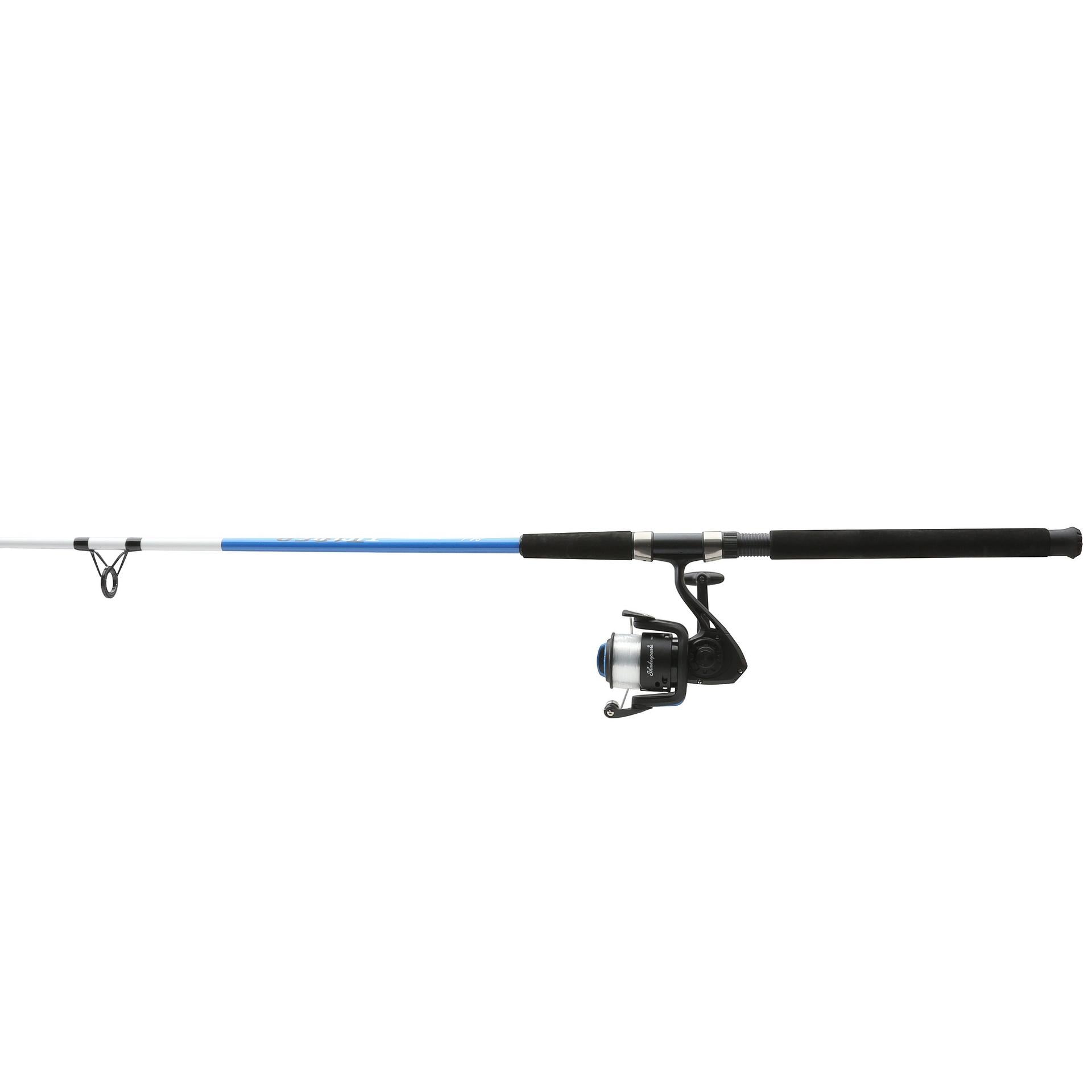 Tiger® Spinning Fishing Rod and Reel Combo - Lightweight Graphite Freshwater/Saltwater Fishing Gear for Bass, Trout, Salmon - Perfect for Shore Fishing, Boat Angling & Outdoor Adventures