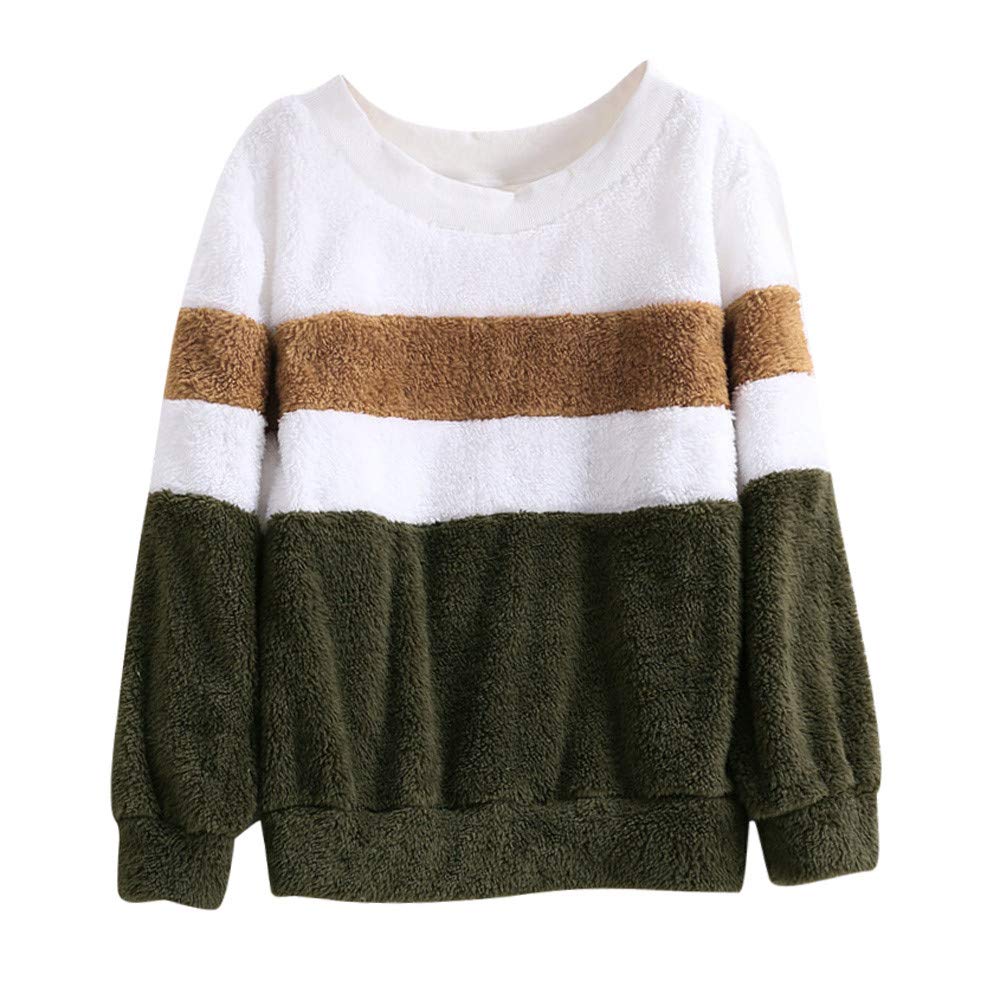 Women's Lightweight Sherpa Fleece Pullover Hoodie - Oversized Patchwork Fuzzy Sweatshirt for Winter Warmth | Cozy Casual Wear, Outdoor Activities & Lounge Comfort