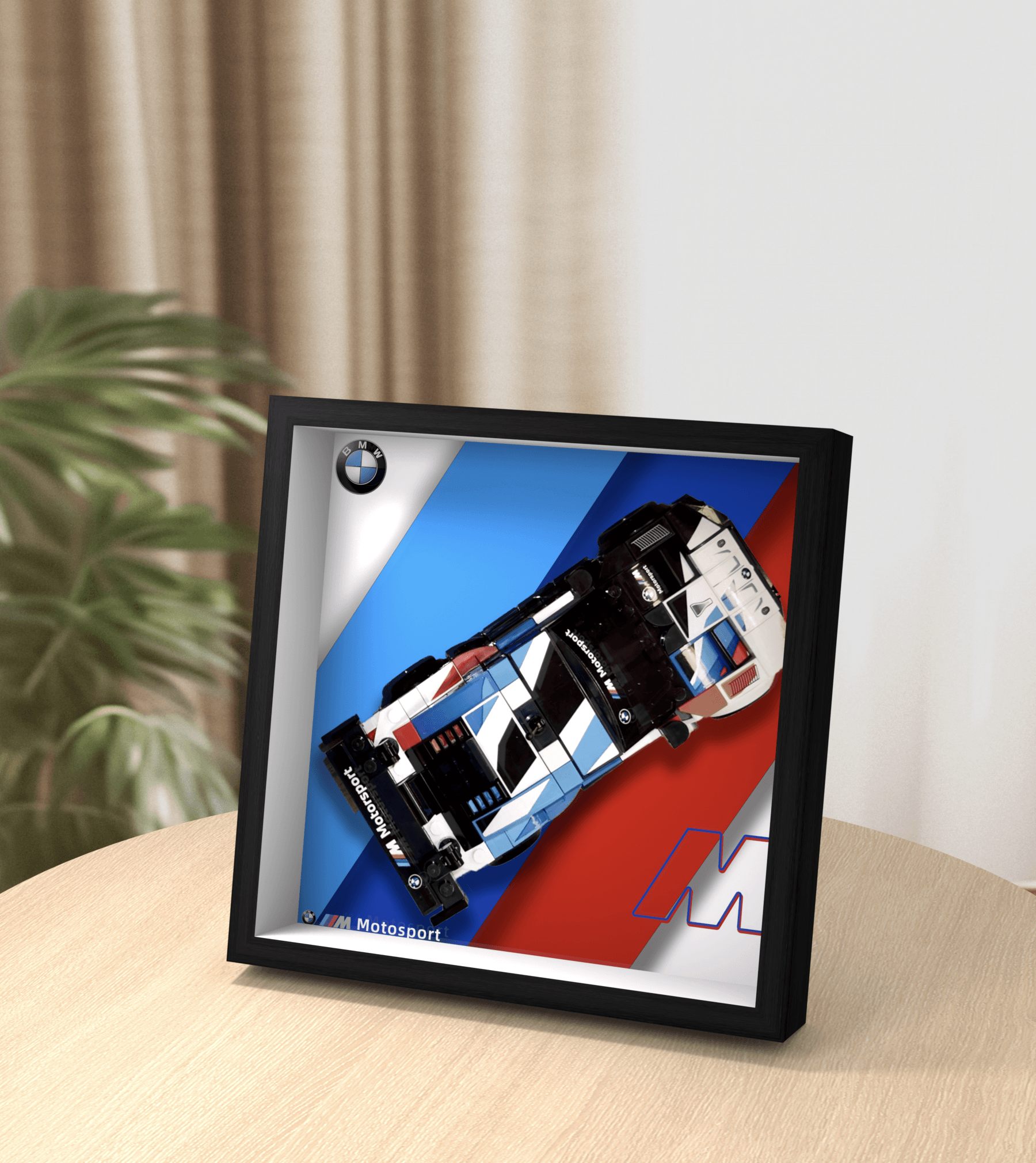 Lego Speed Champions BMW 76922 Display Car Frame - Premium Showcase Stand for Lego Sets - Perfect for Home Decor, Office Display & Collector Showcases