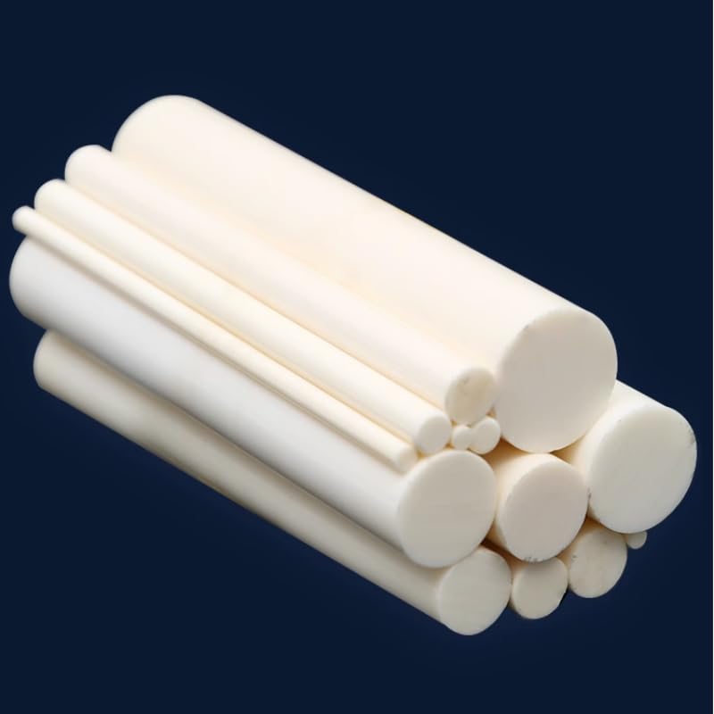 WEAREONE 99% Alumina Ceramic Rods - High Temperature Insulation Rods (2mm-18mm Diameter, 100mm/360mm Length) - Machinable Ceramic Bars for Electrical Insulation, Kiln Furniture & Laboratory Equipment (8mm x 100mm)