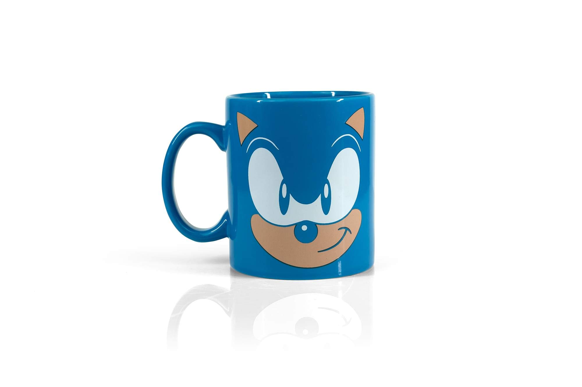 Sonic The Hedgehog Blue 16oz Ceramic Coffee Mug - Gift for Gamers & Collectors - Perfect for Home, Office, or Gaming Room Use