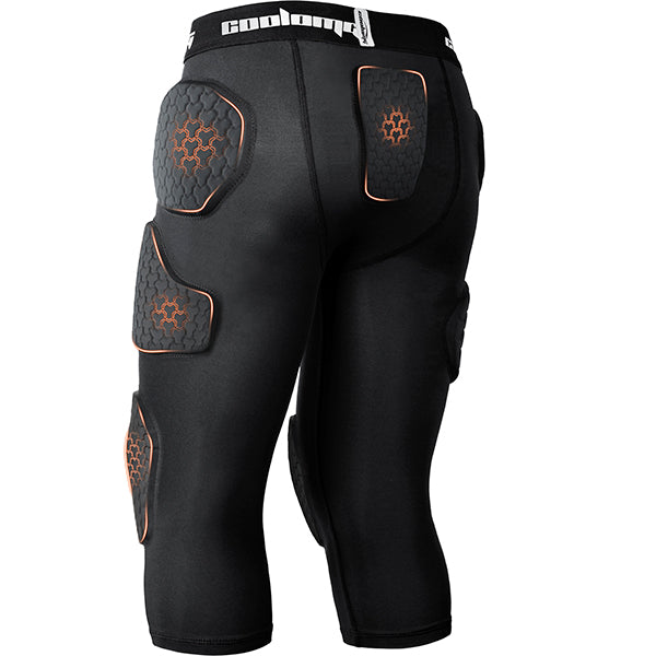 CF007 Football Girdle with Built-in Padded Leggings & Knee Pads - Protective Compression Base Layer for Football, Rugby & Contact Sports Training