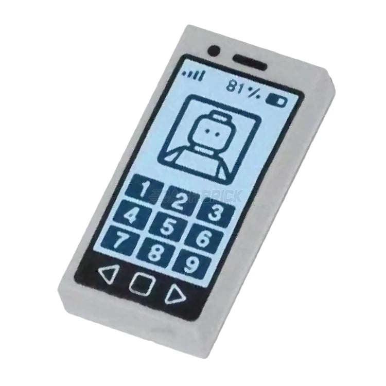 LEGO Minifigure Mobile Phone Accessory [3069bpb304] - Perfect for LEGO City, Friends & Creator Sets - Great for Role Play & Display