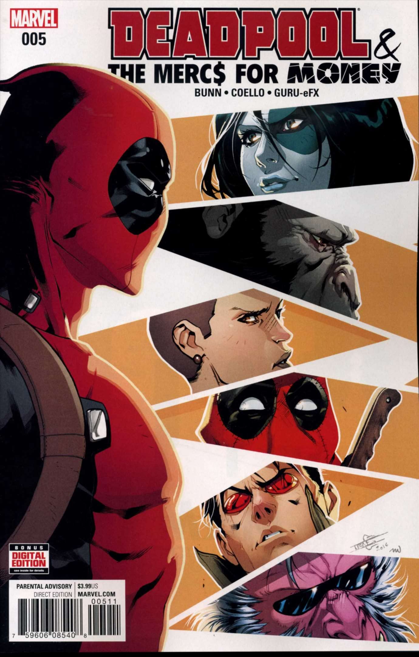 Deadpool And The Mercs For Money (2nd Series) #5 VF/NM Marvel Comic Book by Cullen Bunn - Collectible Superhero Action for Fans & Investors | Perfect for Display, Gifts & Comic Collections