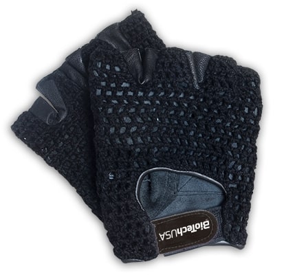 BioTechUSA Phoenix 1 Workout Gloves for Men & Women - Breathable Weight Lifting Gloves, Black Medium - Perfect for Gym Training, CrossFit & Strength Exercises