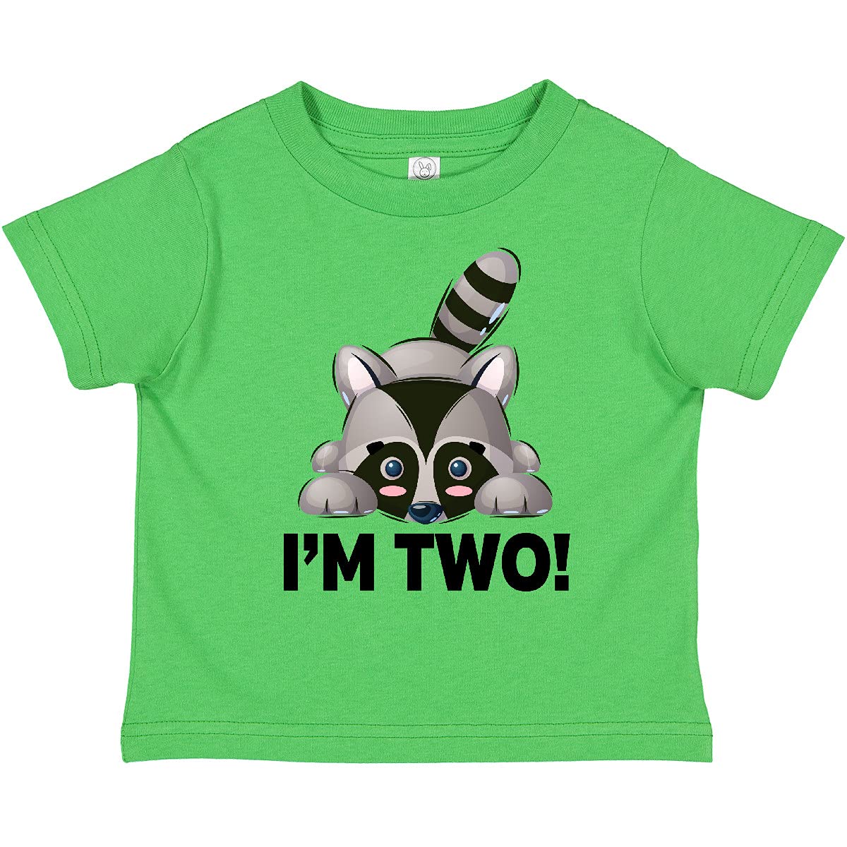 2nd Birthday Raccoon Toddler T-Shirt for 2 Year Olds - Cute Animal Graphic Tee for Boys & Girls - Perfect for Birthday Parties, Photo Shoots & Everyday Play