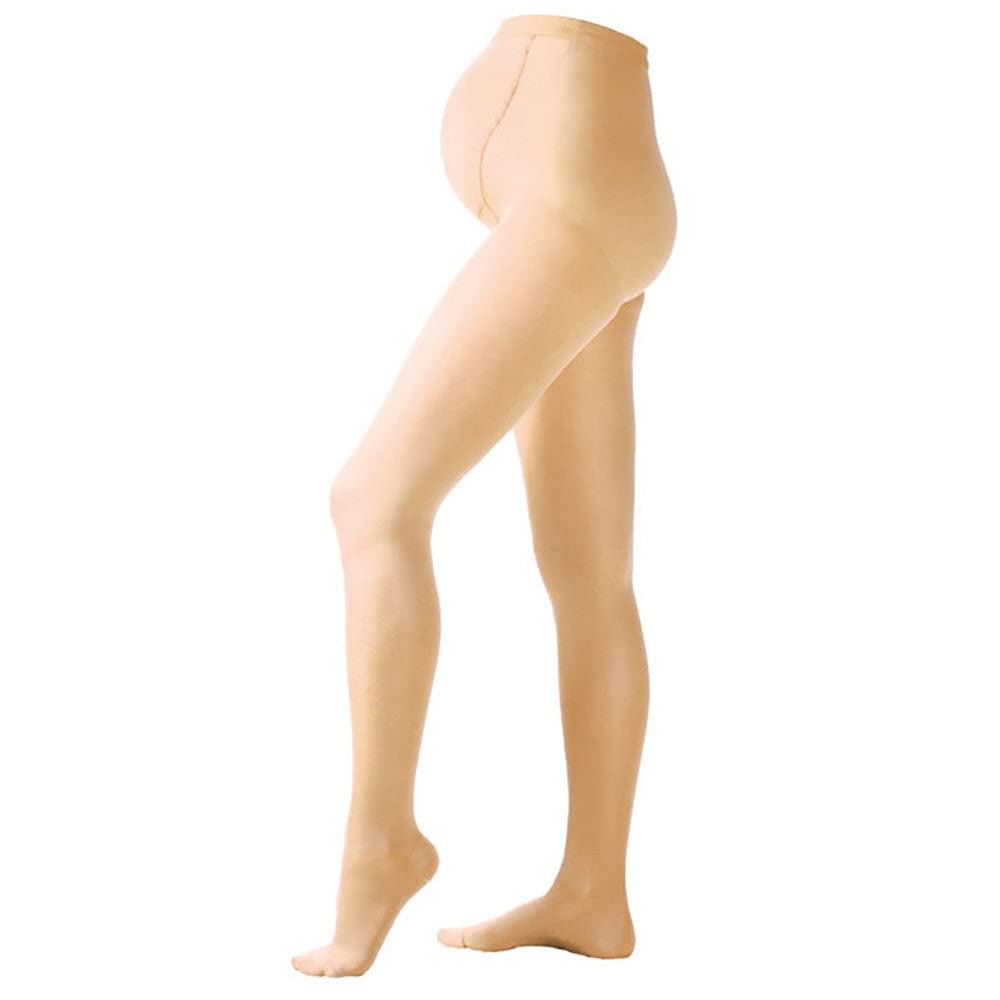 AW Style 206 Medical Compression Maternity Pantyhose 20-30 mmHg - Closed Toe Pregnancy Support Stockings for Swelling Relief & Circulation - Perfect for Daily Wear, Travel & Postpartum Recovery