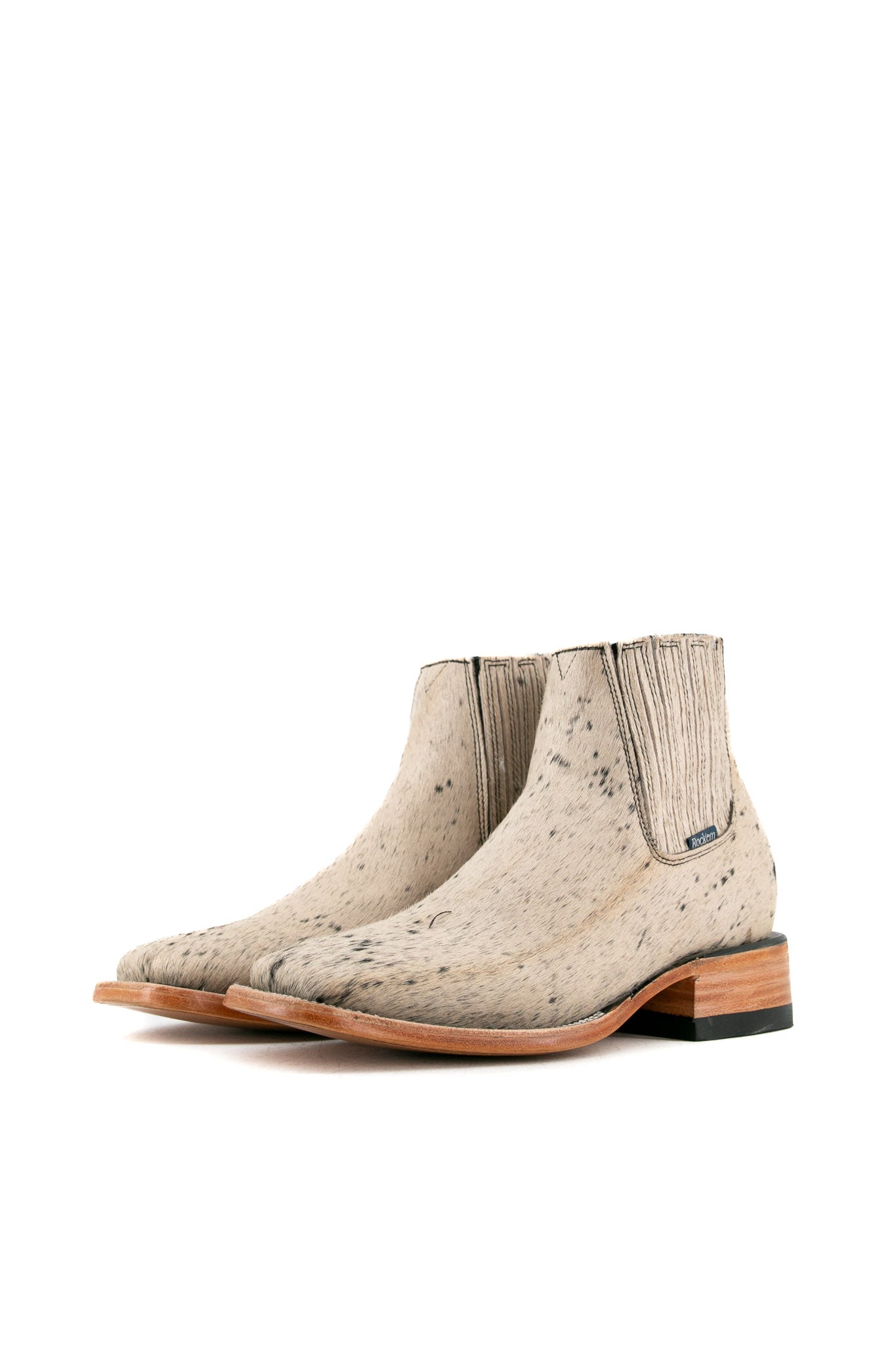 Women's Cowhide Square Toe Ankle Boots - Size 8 Comfortable Casual Shoes for Fall/Winter, HW33 | Perfect for Office, Dating & Daily Walking